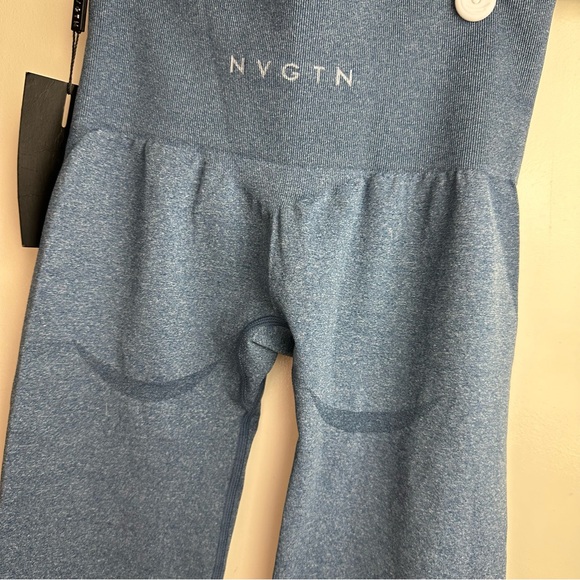 NVGTNg Slate Blue Buttery Soft High Waisted Seamless Activewear Leggings NWT XS - Picture 7 of 16